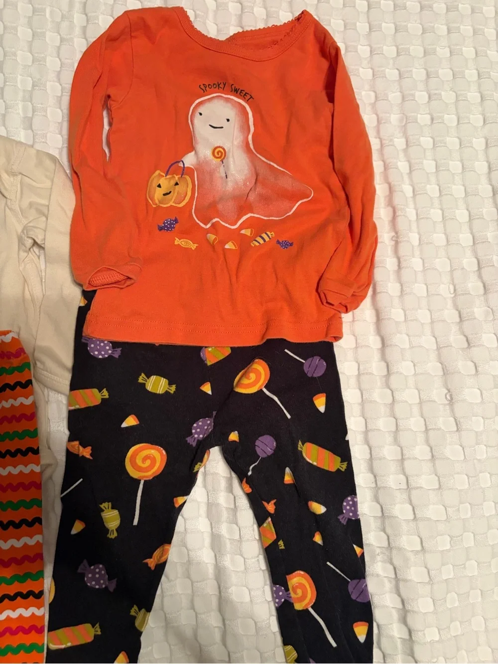 Carter's Orange & Cream Halloween Mix Matching Set
